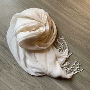 Soft White Scarf